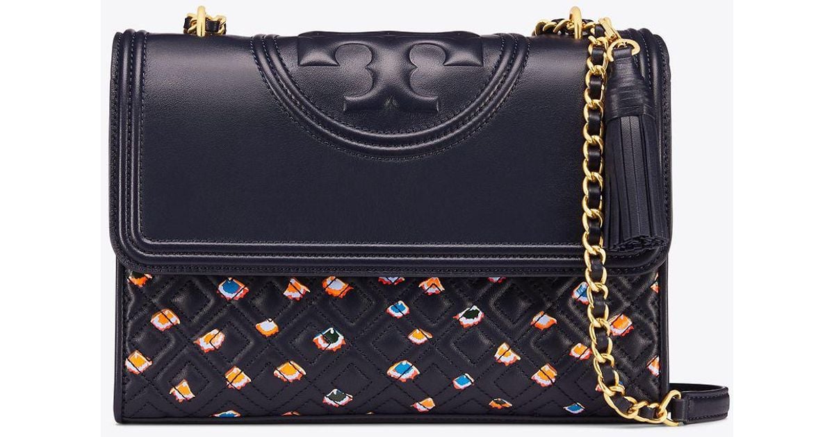 fleming printed small convertible shoulder bag