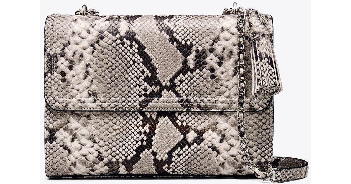 fleming embossed convertible shoulder bag