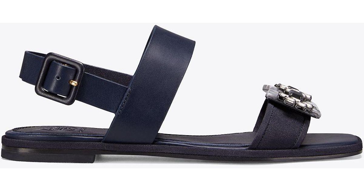 tory burch tan sandals sale