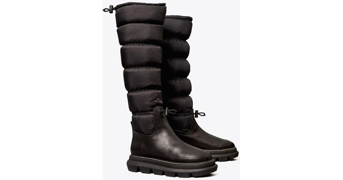 Tory Burch Synthetic Sleeping Bag Tall Boot in Black Lyst Canada