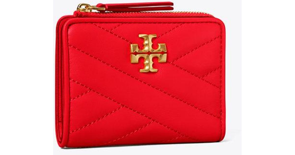 SALE!!☆Tory Burch KIRA CHEVRON LLIC BI-FOLD WALLET Tory Burch Kira Chevron Quilted Leather Bifold Wallet