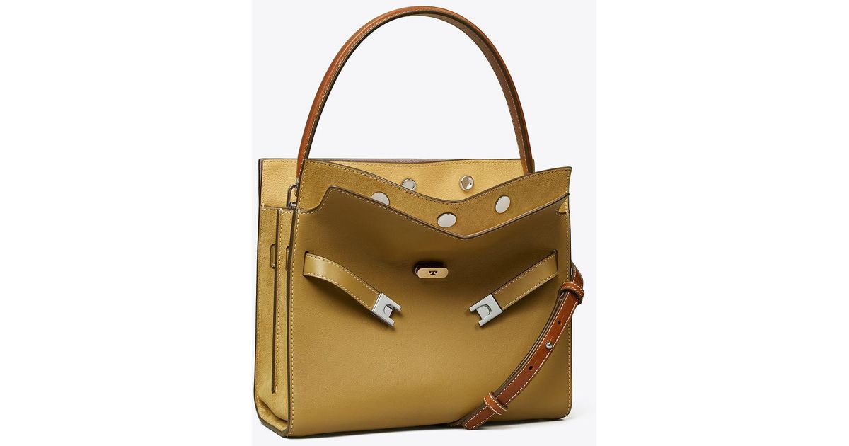 Tory Burch - Our Lee Radziwill Double Bag contrasts structure and