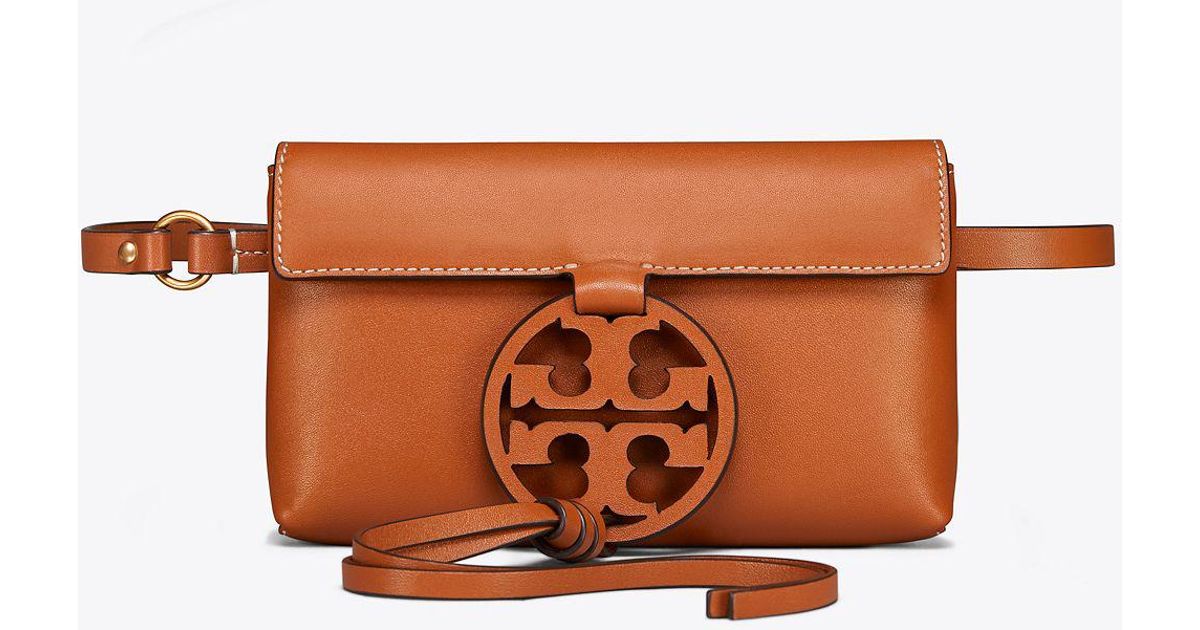 Lyst Tory Burch Miller Belt Bag In Brown
