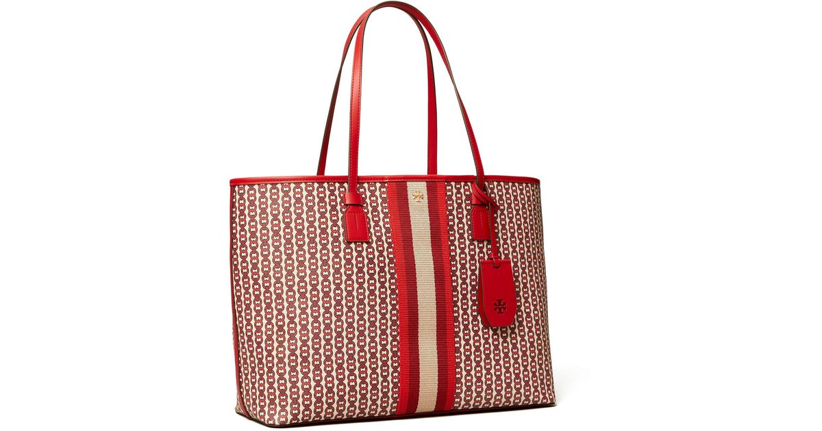 Tory burch gemini store canvas tote