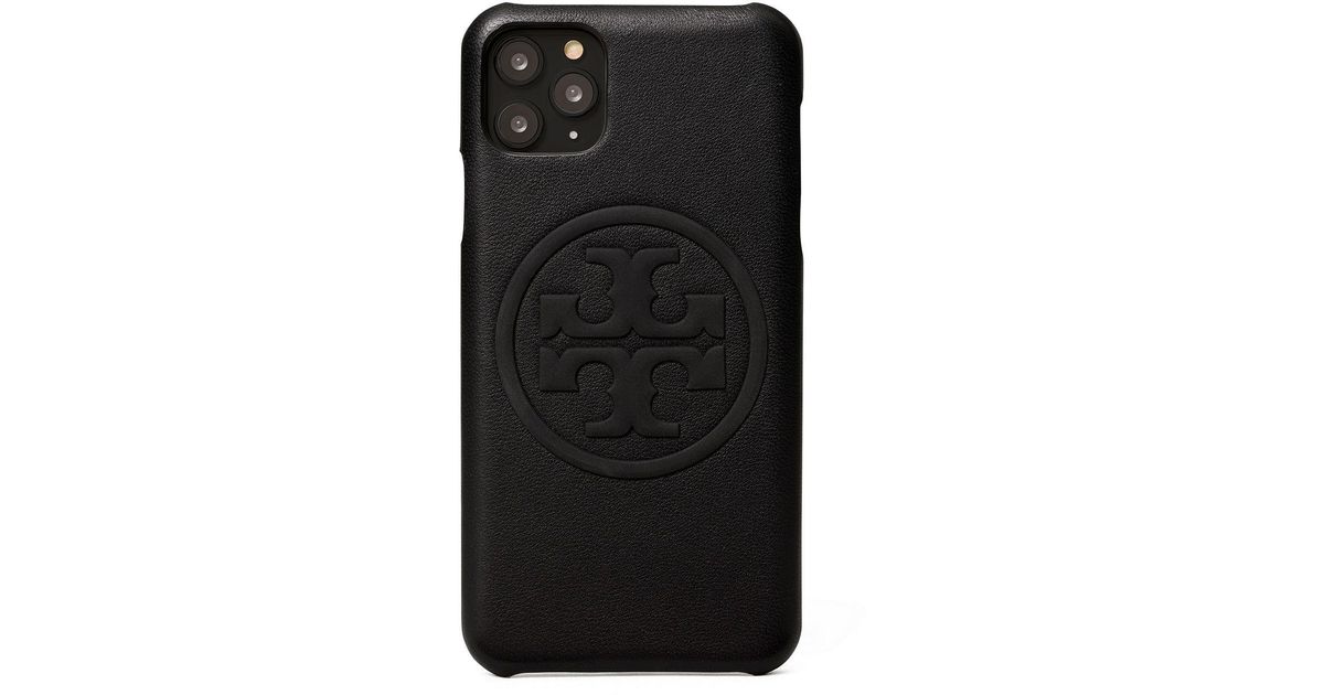 Tory Burch Leather Perry Bombe Phone Case Iphone 12 Pro in 