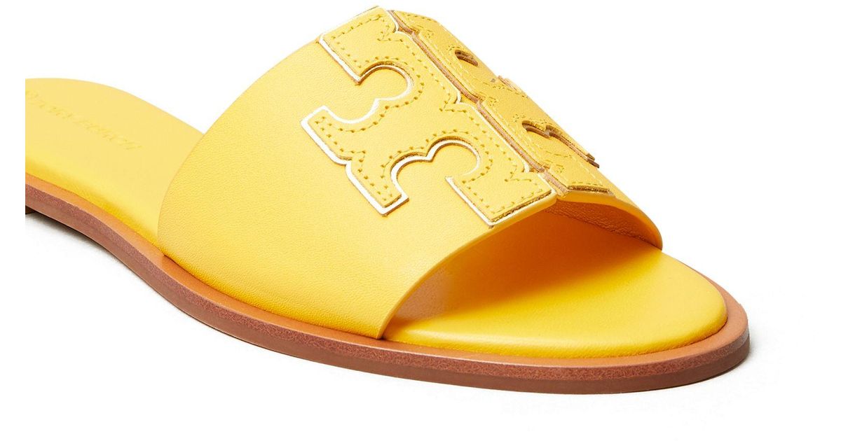 Tory Burch Ines Slide in Yellow - Lyst