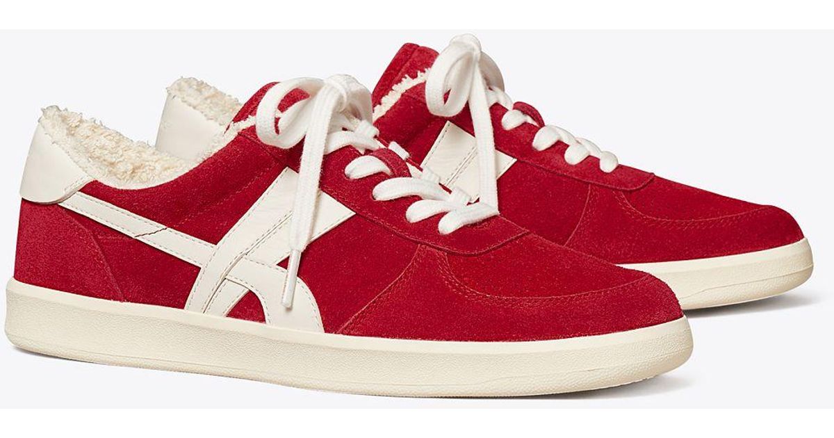 Tory Burch Hank Court Sneaker in Red Lyst