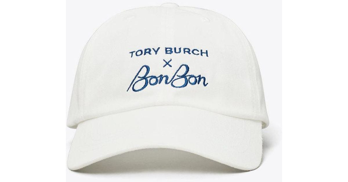 Tory Burch★TB X BONBON BASEBALL CAP Tory Burch Tb X Bonbon Baseball Cap in Pink | Lyst