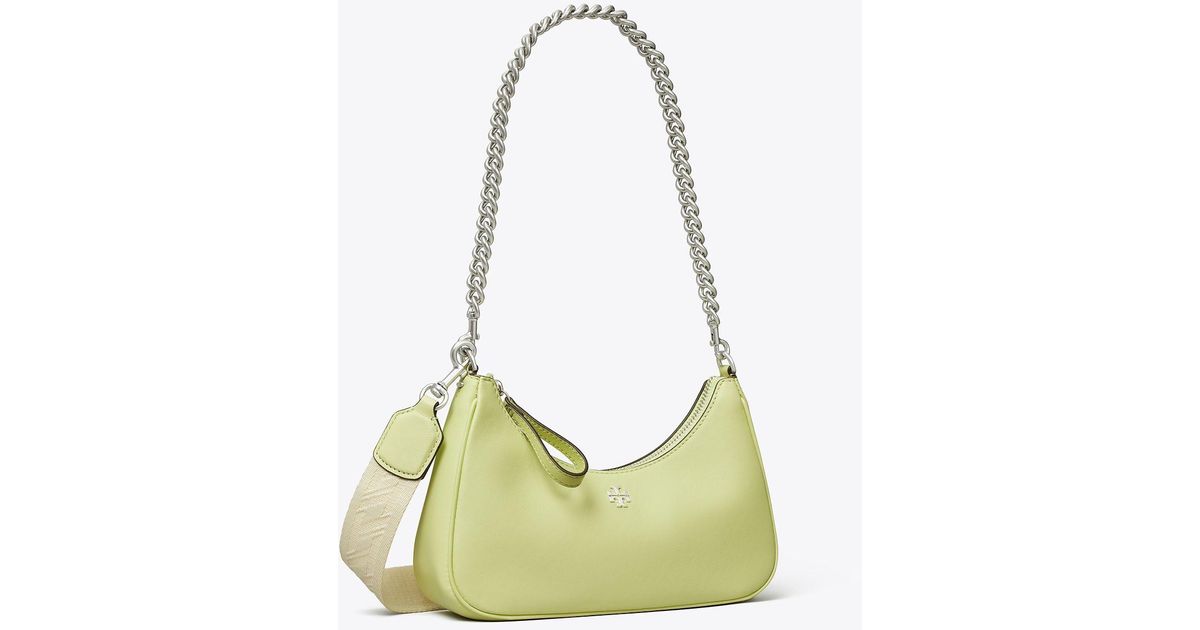 Tory Burch Small 151 Mercer Leather Crescent Bag in Metallic Lyst