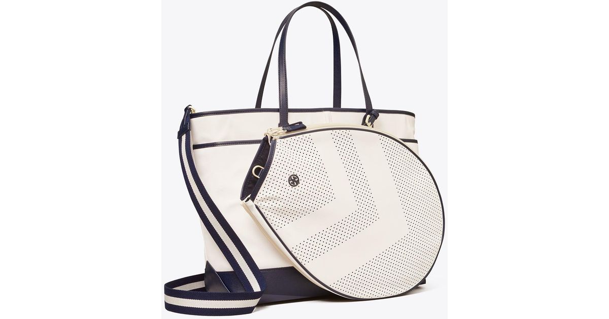 Tory Sport Canvas Tory Burch Convertible Tennis Tote in White Lyst Canada
