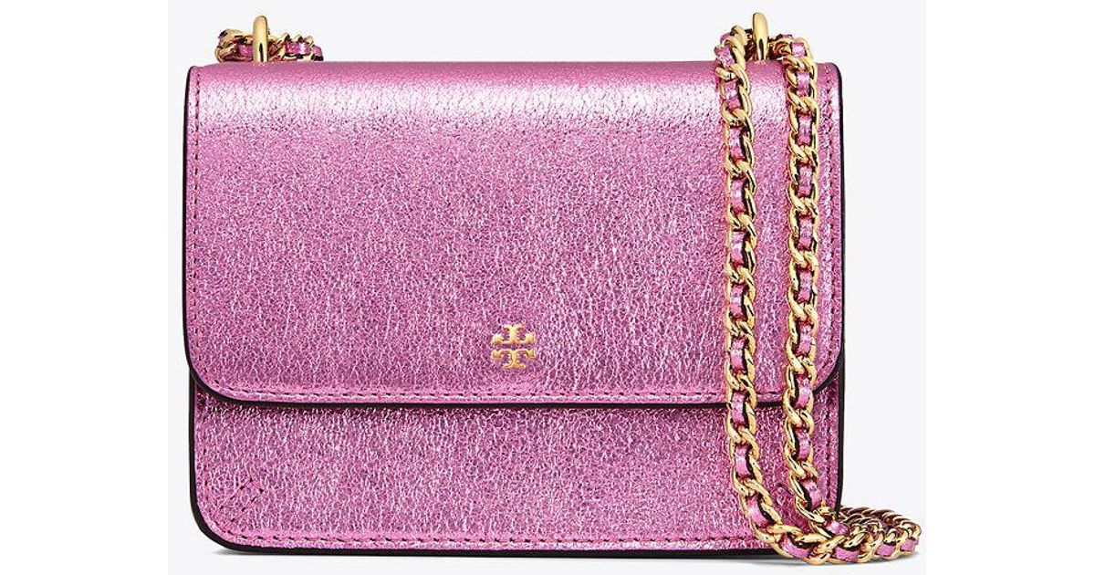 Cross body bags Tory Burch - Trendy mini bag in pink leather - 148865650