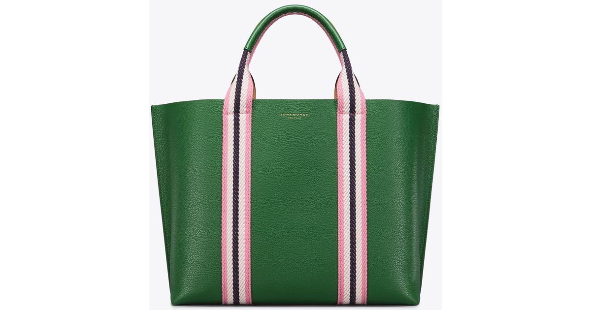 Perry Triple-Compartment Tote Bag, Handbags