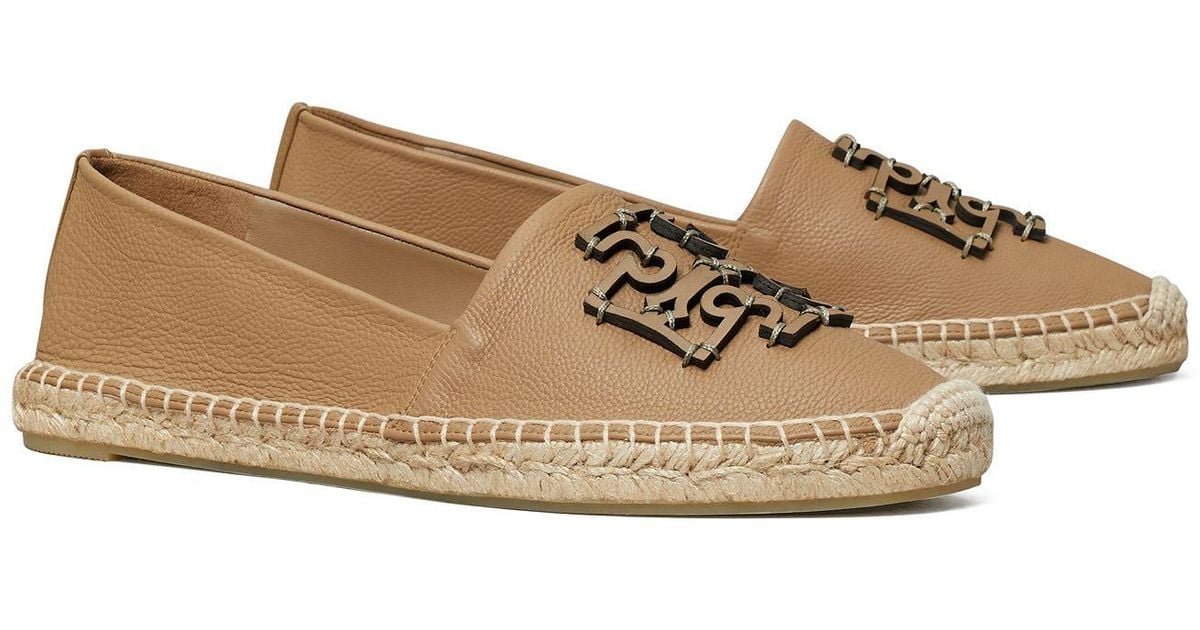 Tory Burch Leather Ines Espadrille | Lyst UK