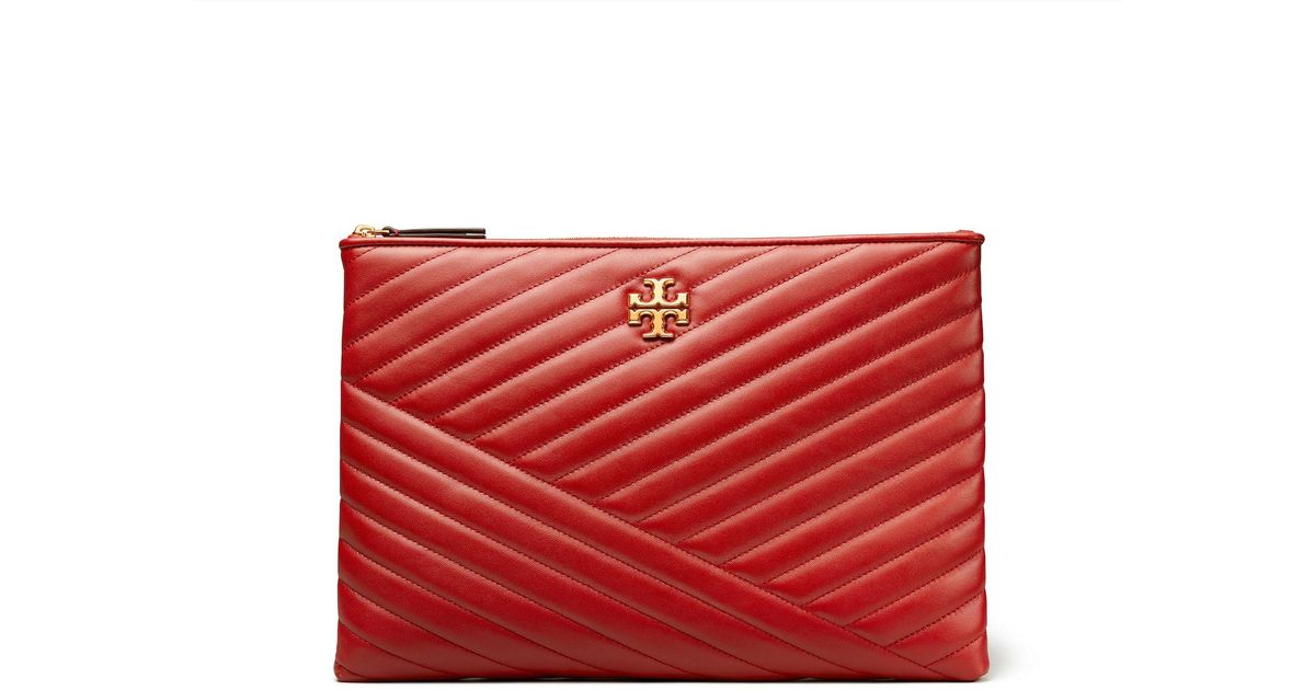 kira chevron pouch