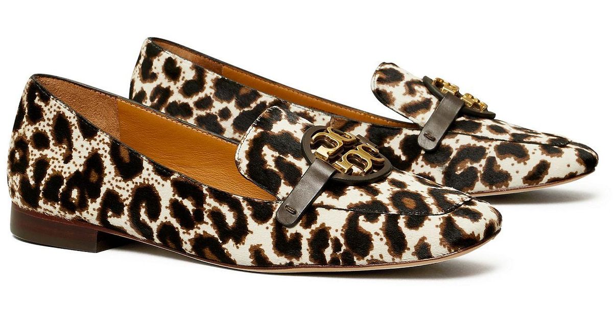 tory burch leopard loafers