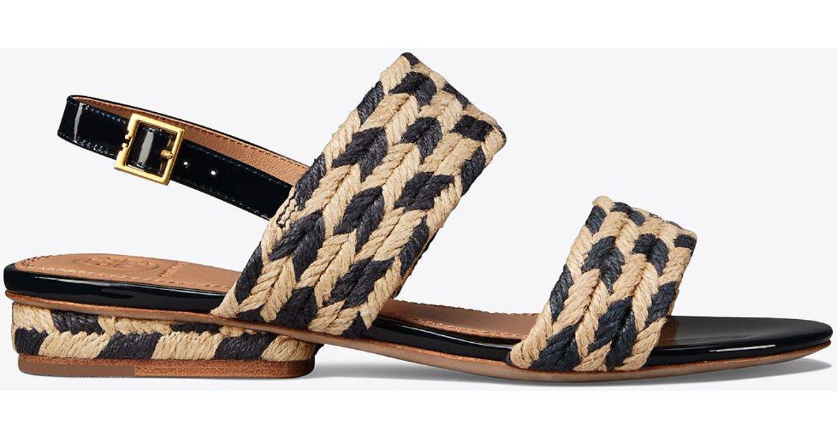tory burch flat sandals