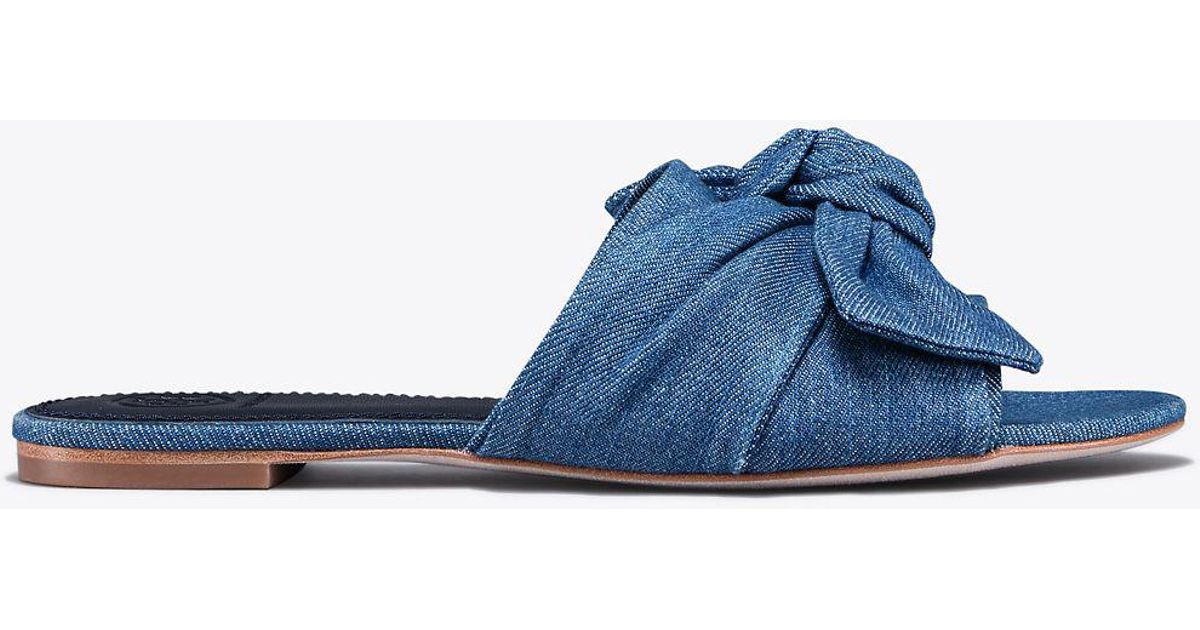 tory burch denim sandals