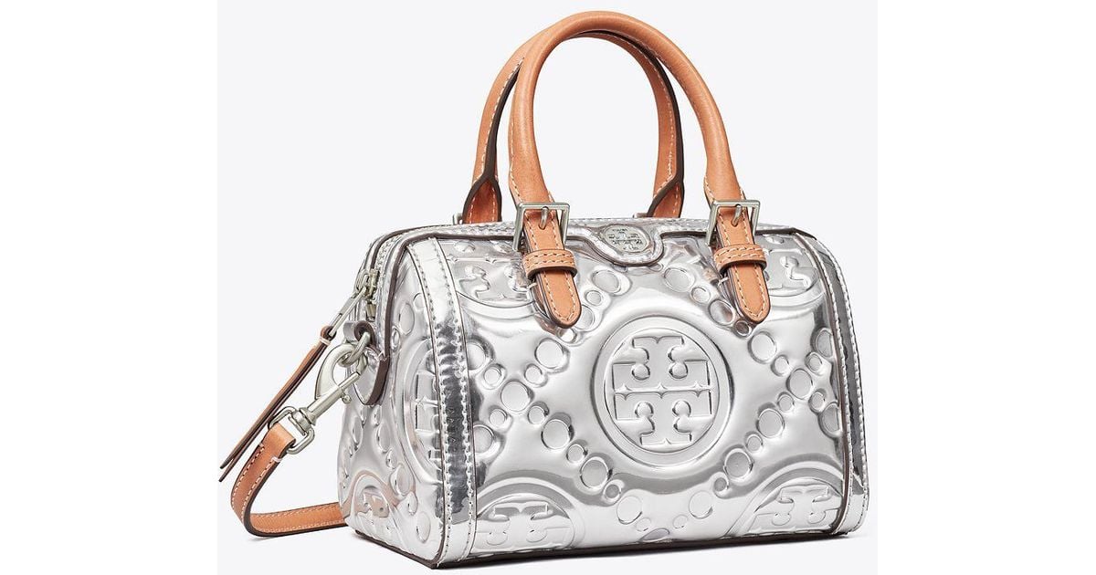 Tory Burch Petite T Monogram Barrel Bag