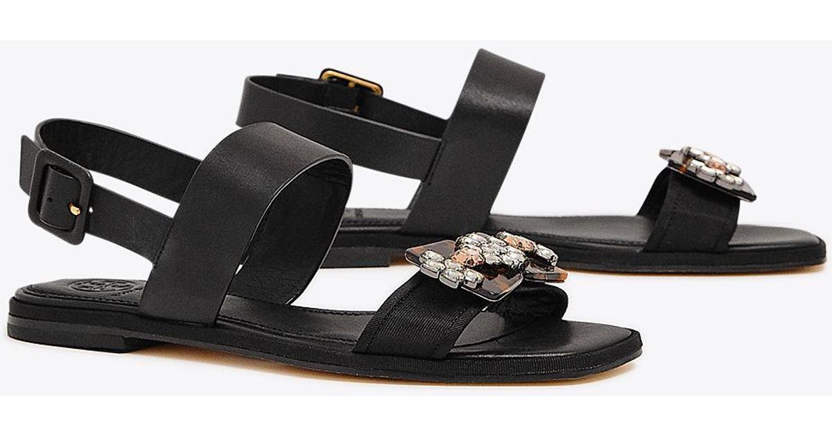 delaney embellished flat sandal
