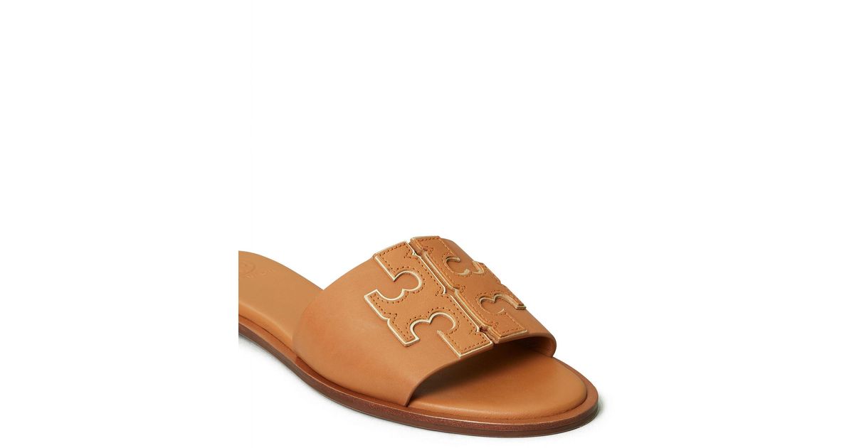 tory burch ines slide tan
