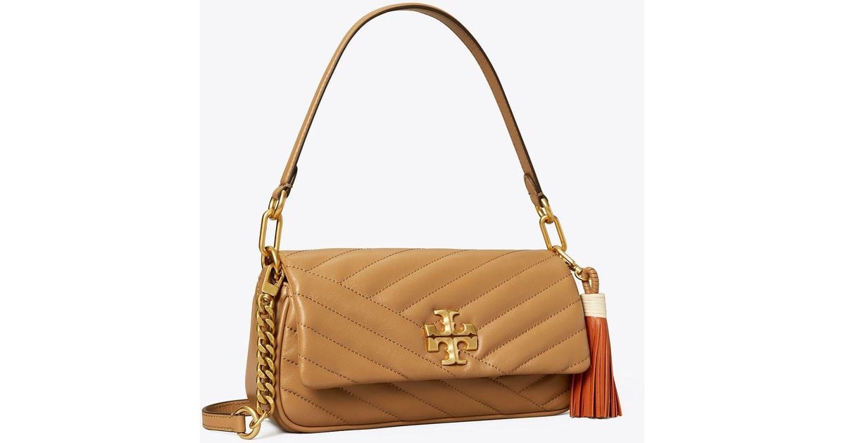 Tory Burch Kira Chevron Woven Small Flap Shoulder Bag