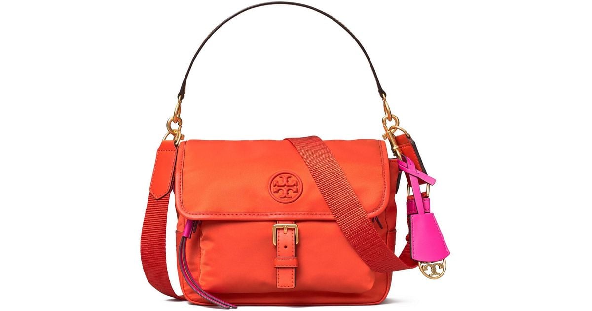 Tory Burch Perry Nylon Crossbody in Blue Lyst