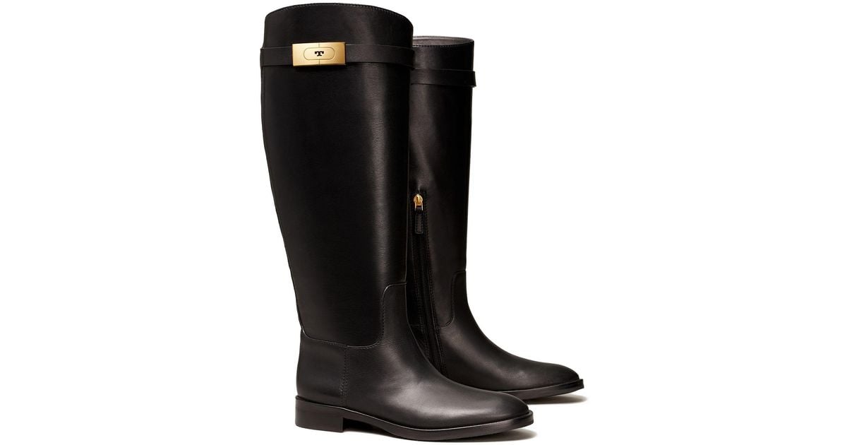 tory burch t hardware combat boot