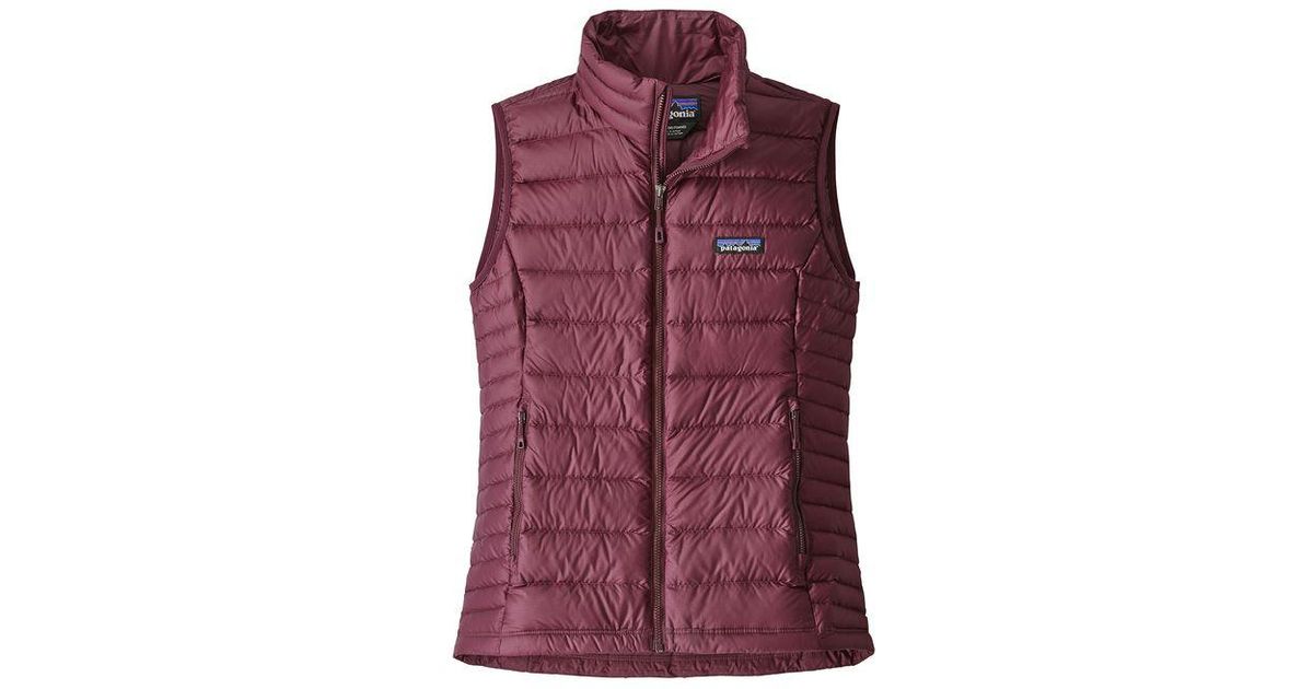 patagonia down sweater dark currant