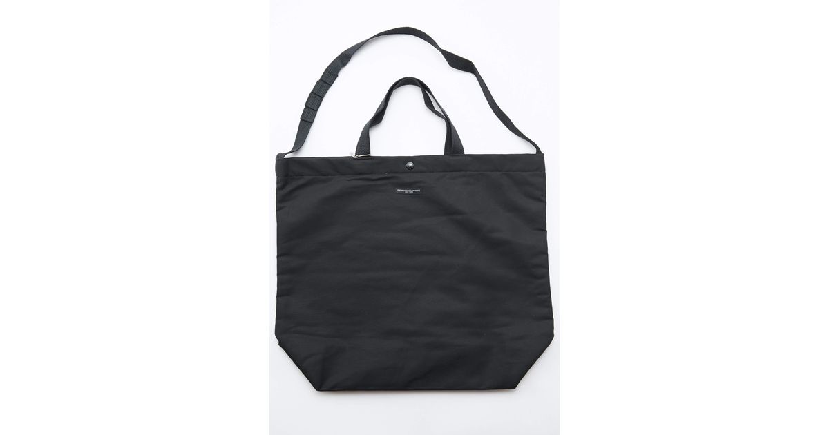 Engineered Garments Carry All Tote Black Cotton Double Cloth For Men Lyst