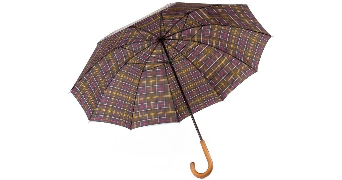 Barbour Synthetic Golf Umbrella in Brown - Lyst
