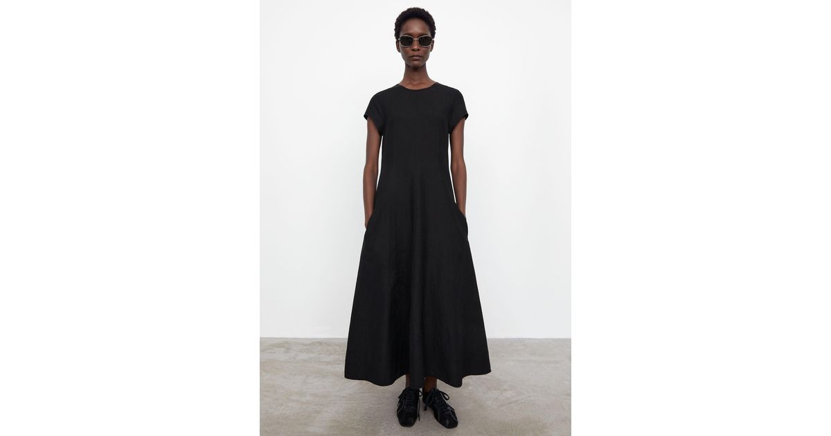 toteme stretch linen dress