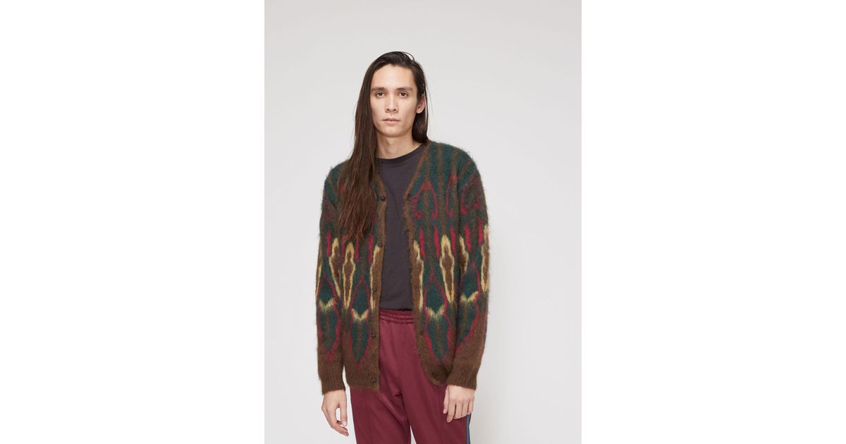 needles mohair cardigan psychedelic