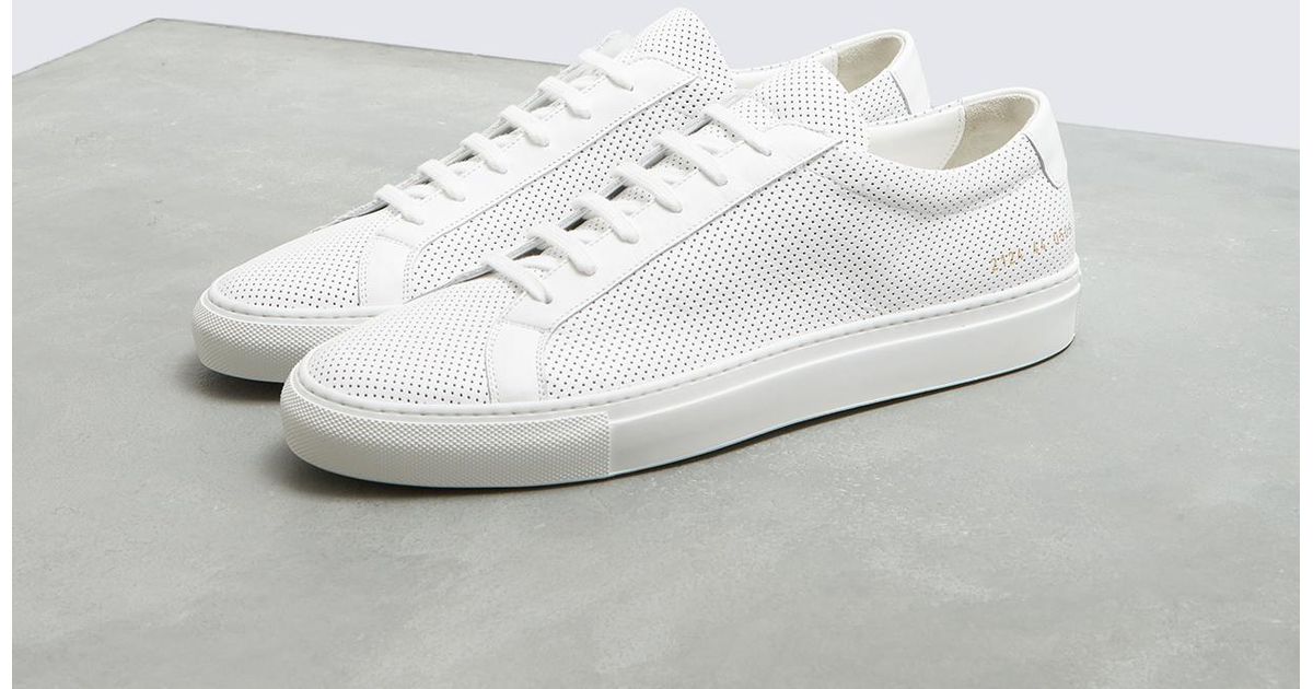 common projects perforated white