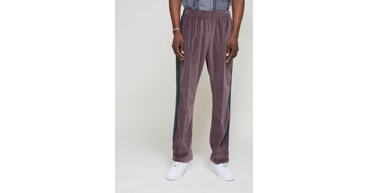 velour track pant