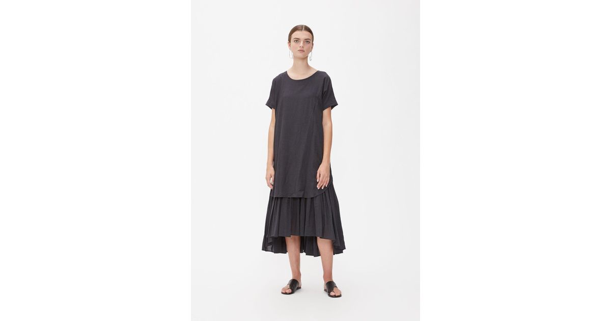 black crane double dress