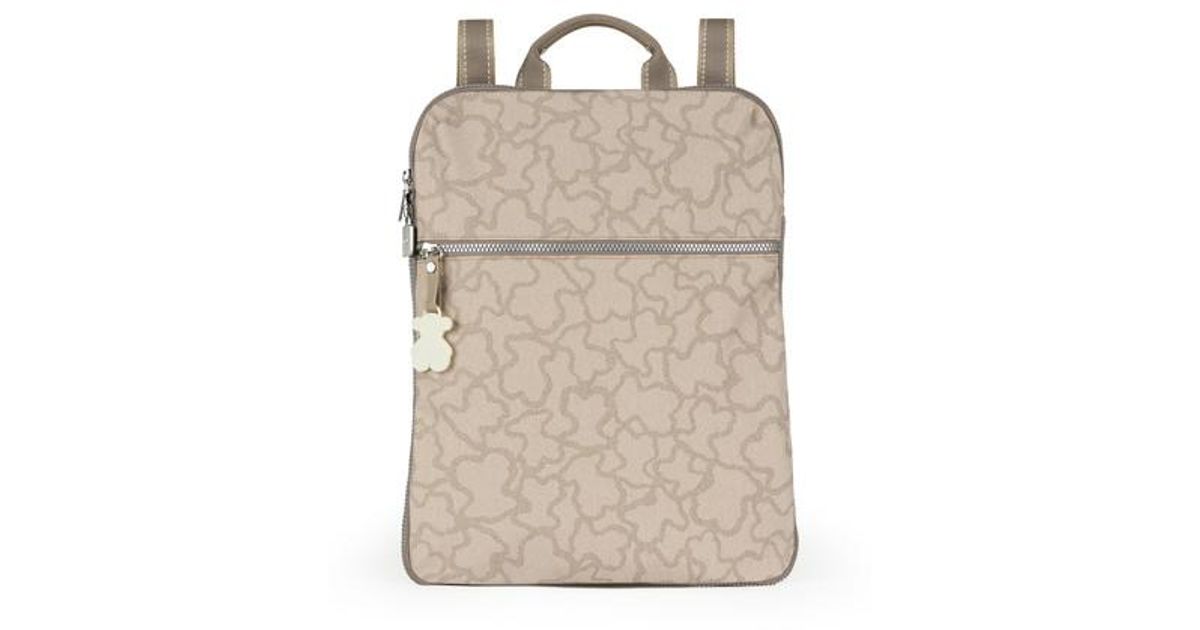 tous multicolor stone colored nylon kaos new colores backpack