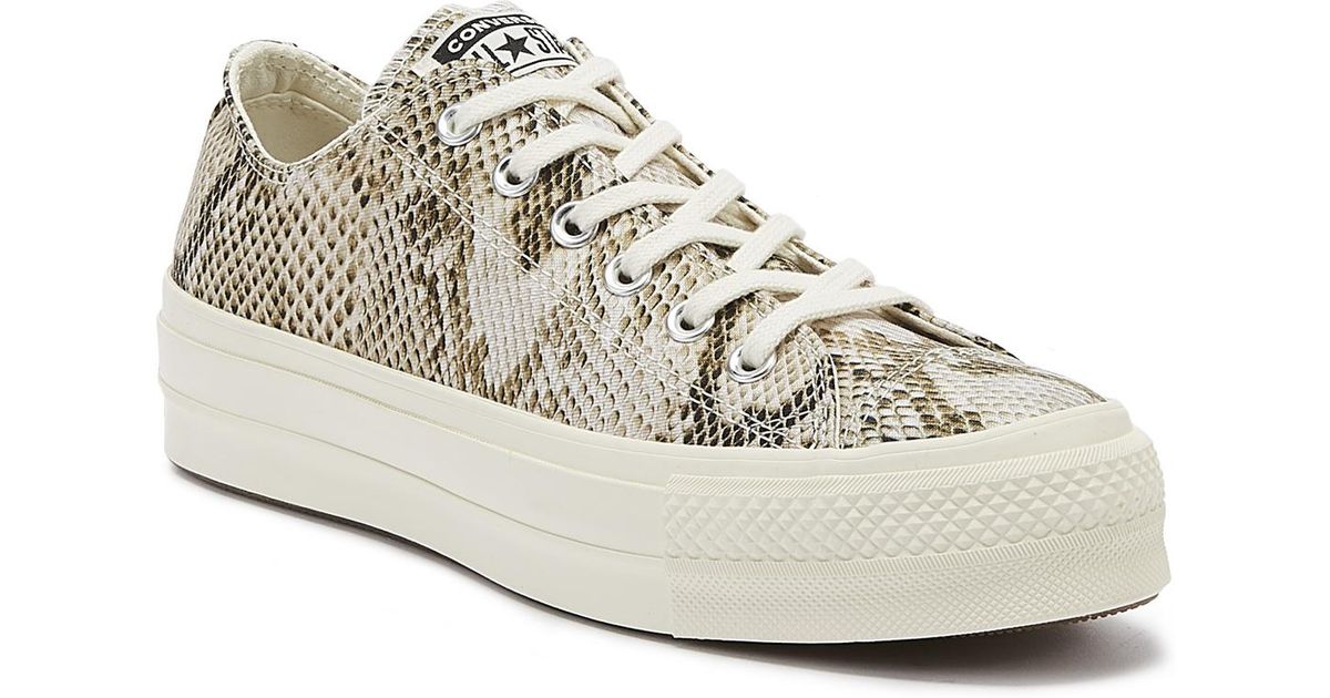 Converse all star snake ox sneaker deals