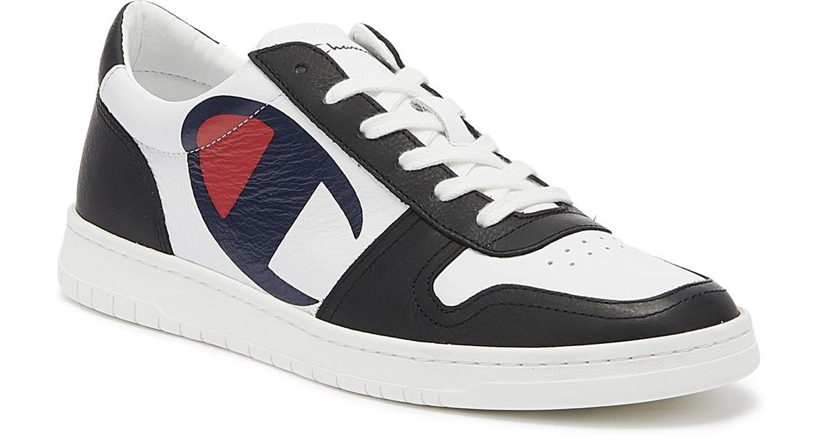 Champion Leather 919 Roch Low Mens White / Black Trainers for Men - Lyst