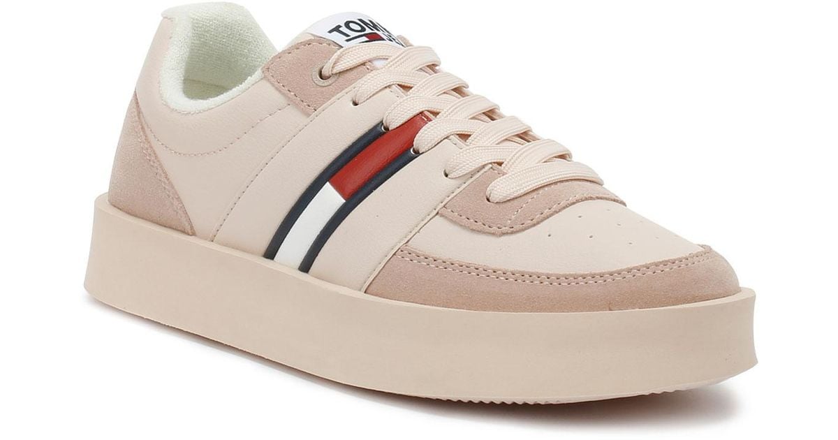 tommy hilfiger pink trainers