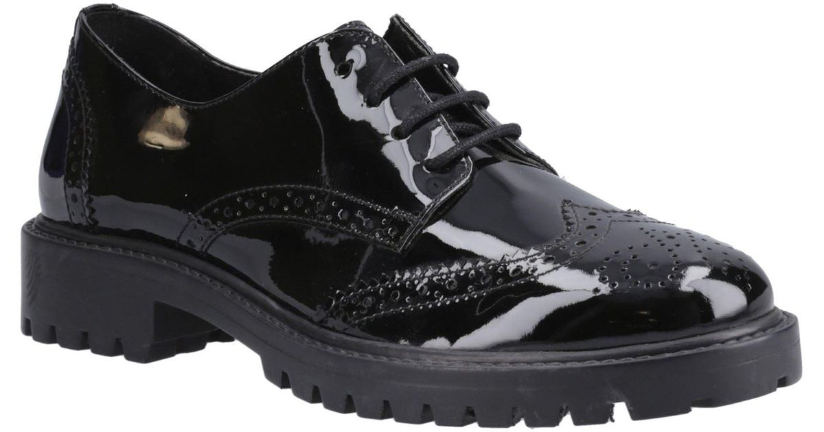 Hush Puppies Kada Junior, Uniforme Scolastica Bambine e Ragazze, Nero, 17 EU