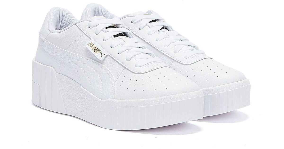 white wedge trainers womens