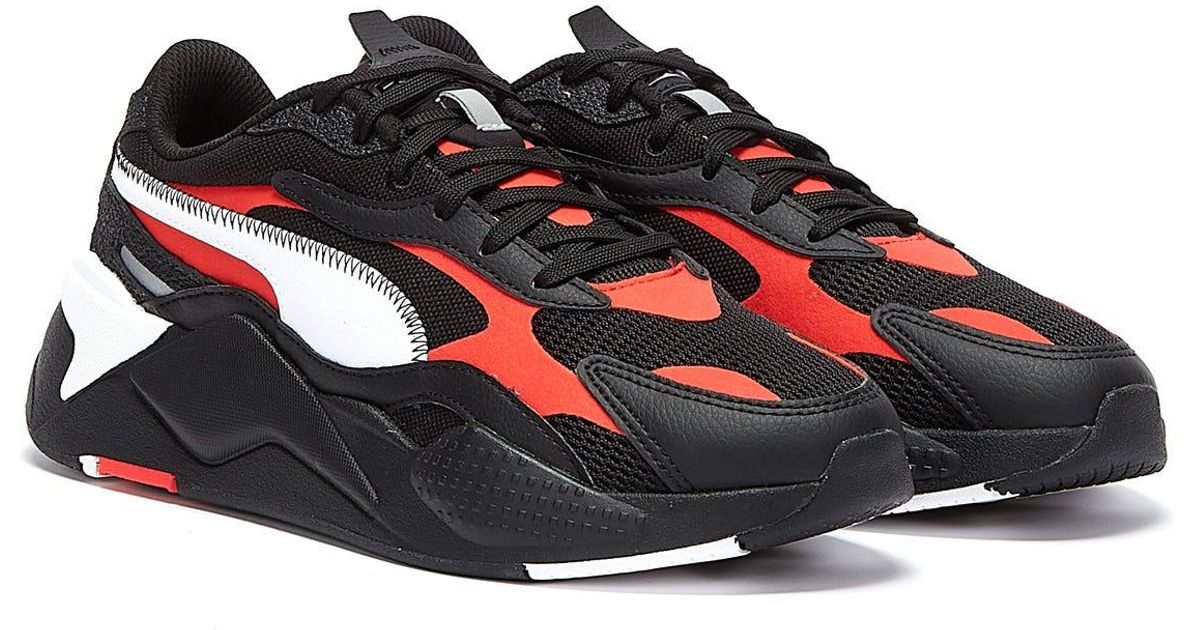 RS-X3 Hard Drive Baskets Noir / Rouge / Blanc Pour Cuir PUMA pour homme en  coloris Noir - Lyst