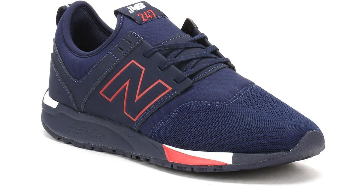 new balance blue and red