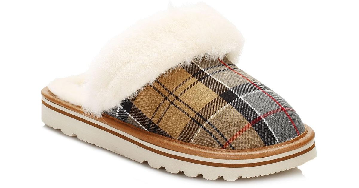 barbour slippers womens