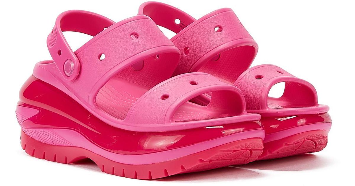 Crocs™ Classic Mega Crush Juice Women's Sandal in Pink | Lyst UK