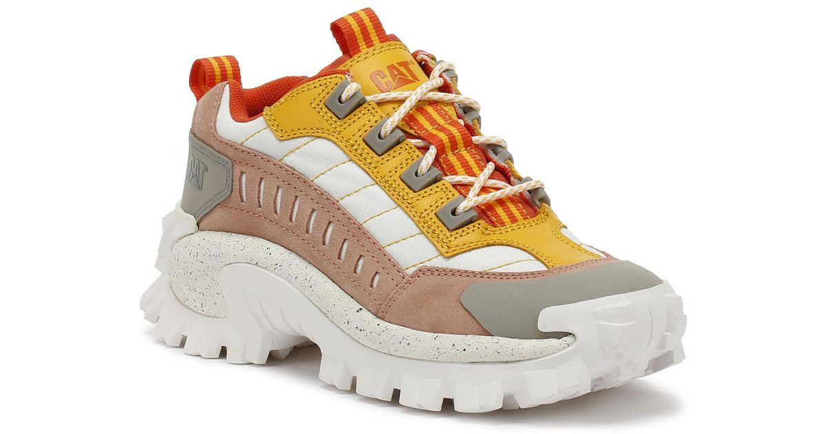 caterpillar yellow shoes