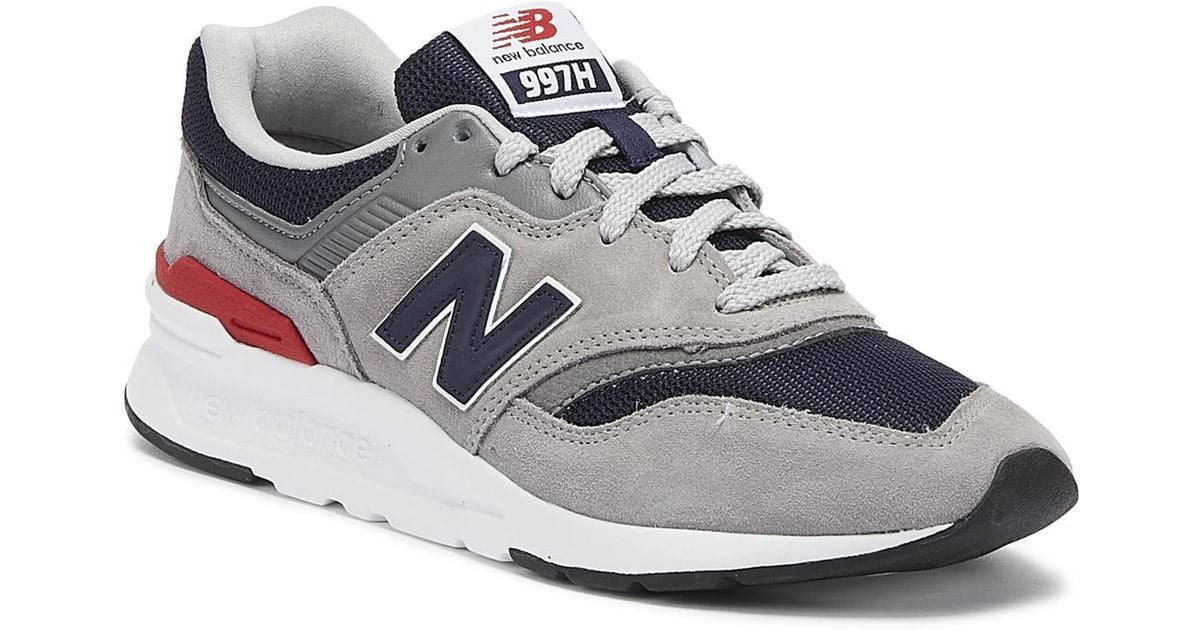 New Balance Suede 997 Mens Grey / Navy Trainers in Gray for Men Lyst