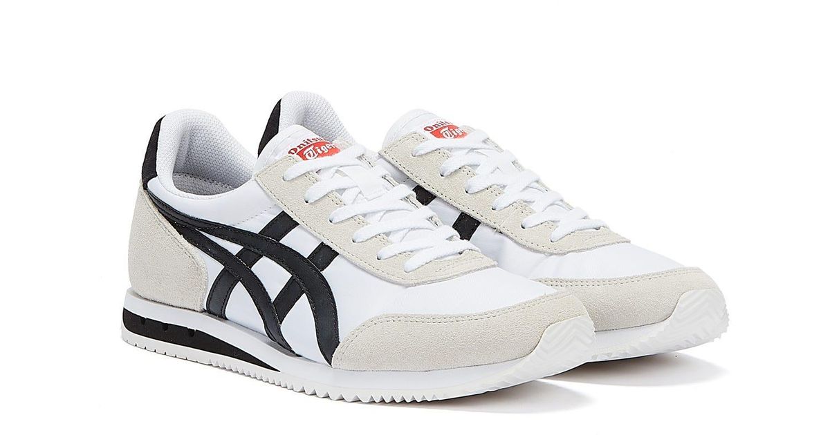 Onitsuka Tiger New York / Black Trainers in White for Men - Lyst