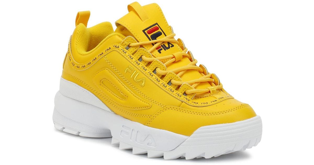fila shoes in yellow Fila Shoes 