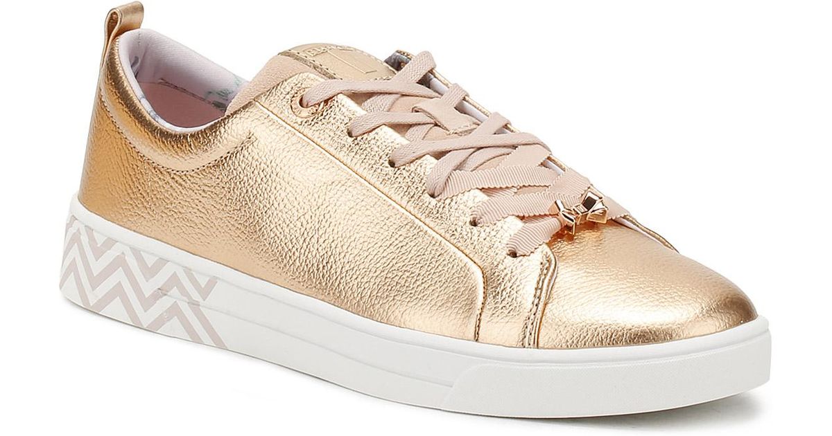 ted baker rose gold sneakers
